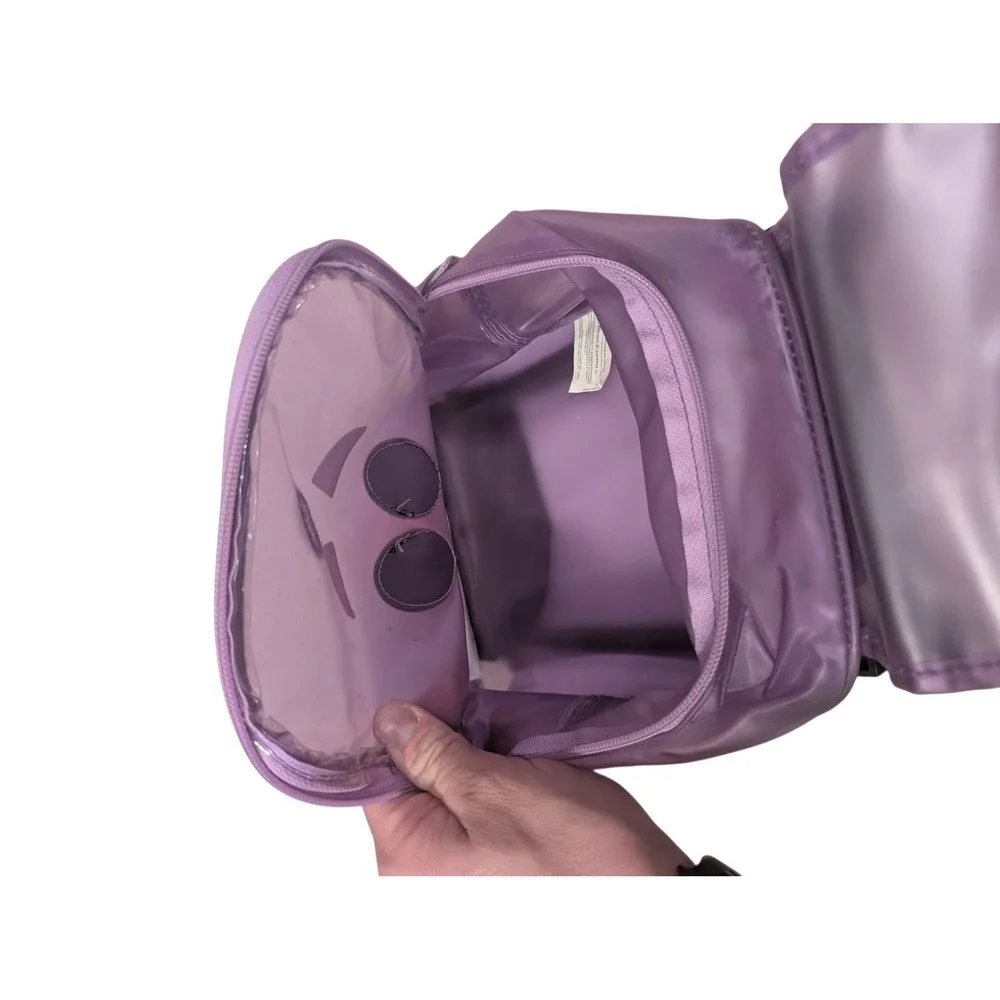 Vintage Dora the Explorer Purple Rolling Backpack with Detachable Map Small